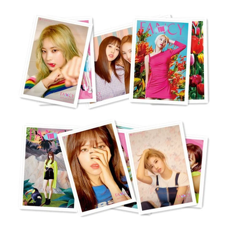30 шт./компл. Kpop TWICE FANCY YOU paper LOMO фото плата, вентиляторы коллективные фотокарты набор канцелярских принадлежностей для студентов