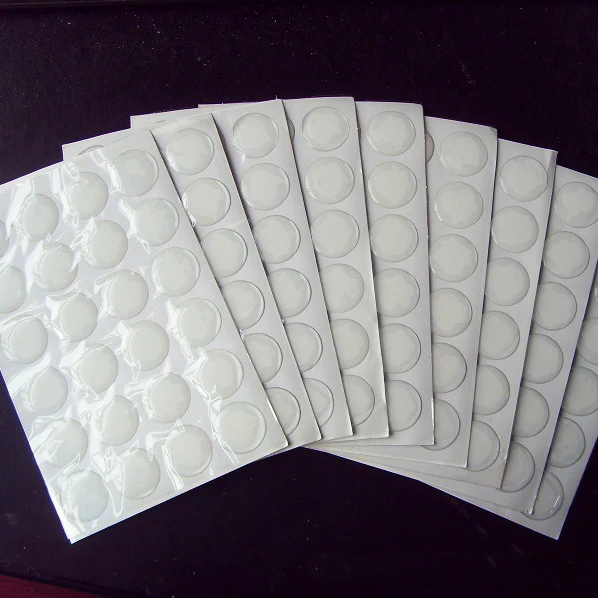 

1 inch/25.4mm Transparent silicone fender shape Round 3D Crystal Clear Epoxy Adhesive Circles Bottle Cap Stickers 50pcs/200pcs