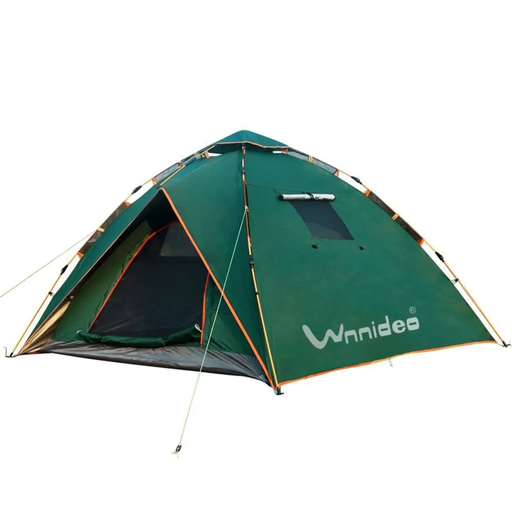 

Wnnideo 3-4 Person Tent With Eatra Rainfly for outdoor Camping Sun Shelter Green