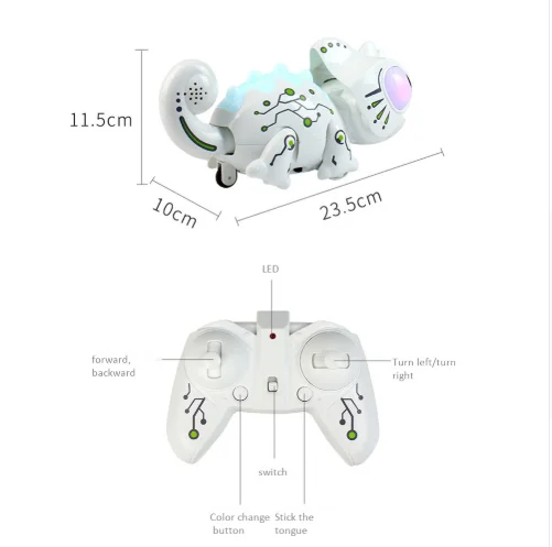 Детский Электрический пульт дистанционного управления Хамелеон ребенок домашнее животное Интеллектуальный робот функция еды творческая детская игрушка подарок