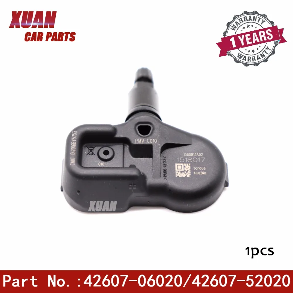 

XUAN 1 PCS Tire Pressure Monitor Sensor TPMS 42607-06020 For Lexus IS200t IS250 IS300 IS350 ES300h ES350 NX200t NX300h GS F RC