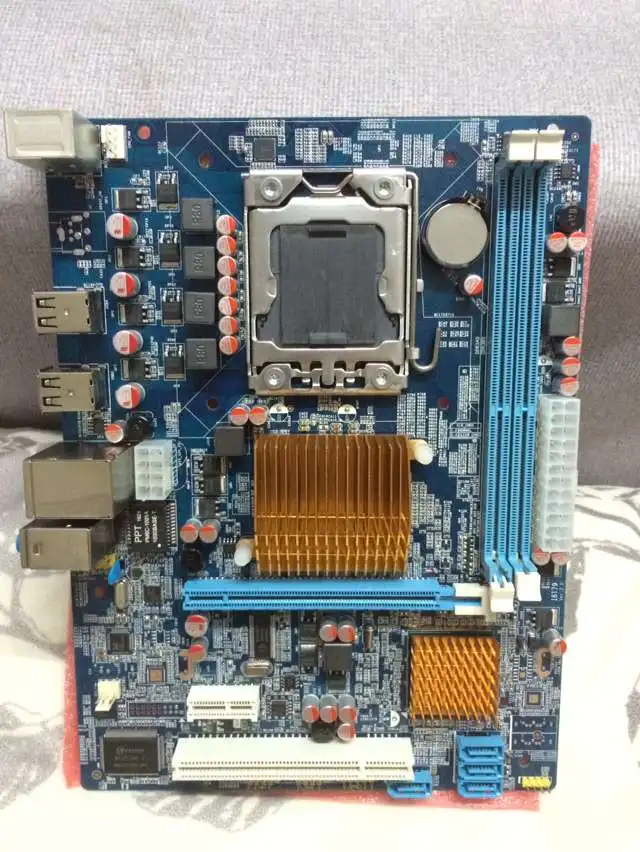 

New x58 LAG 1366 DDR3 ecc Server motherboard for quad-core CPU 8 threads All solid x58 desktop motherboard free shipping
