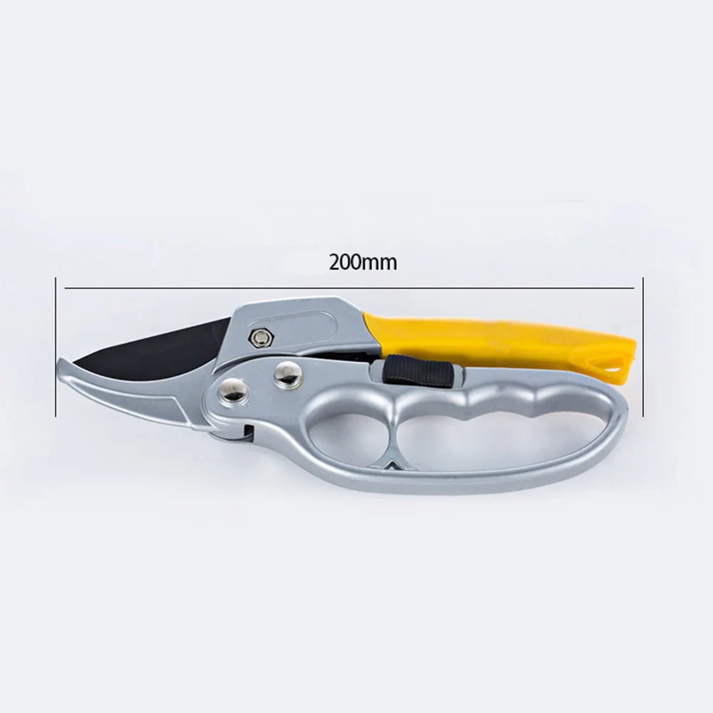 

Ratchet Anvil Hand Pruning Shears with Non-slip Ergonomics Handle Hand-caring Designed Tree Clippers QJ888