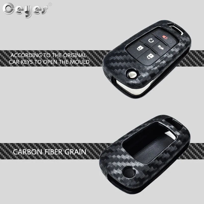 Carbon fiber key cover for CHEVROLET (1)