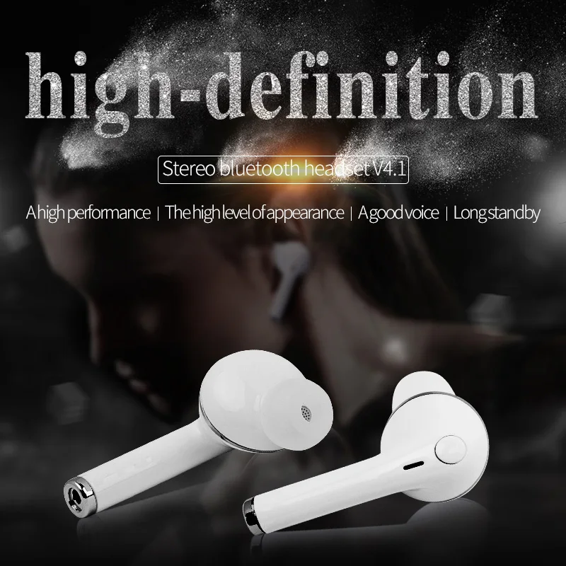 

Bluetooth Earphone Auriculares True Wireless Earbuds Ecouteur Sans Fil Audifonos For Iphone 8 7 Xiaomi Huawei Samsung Hands Free