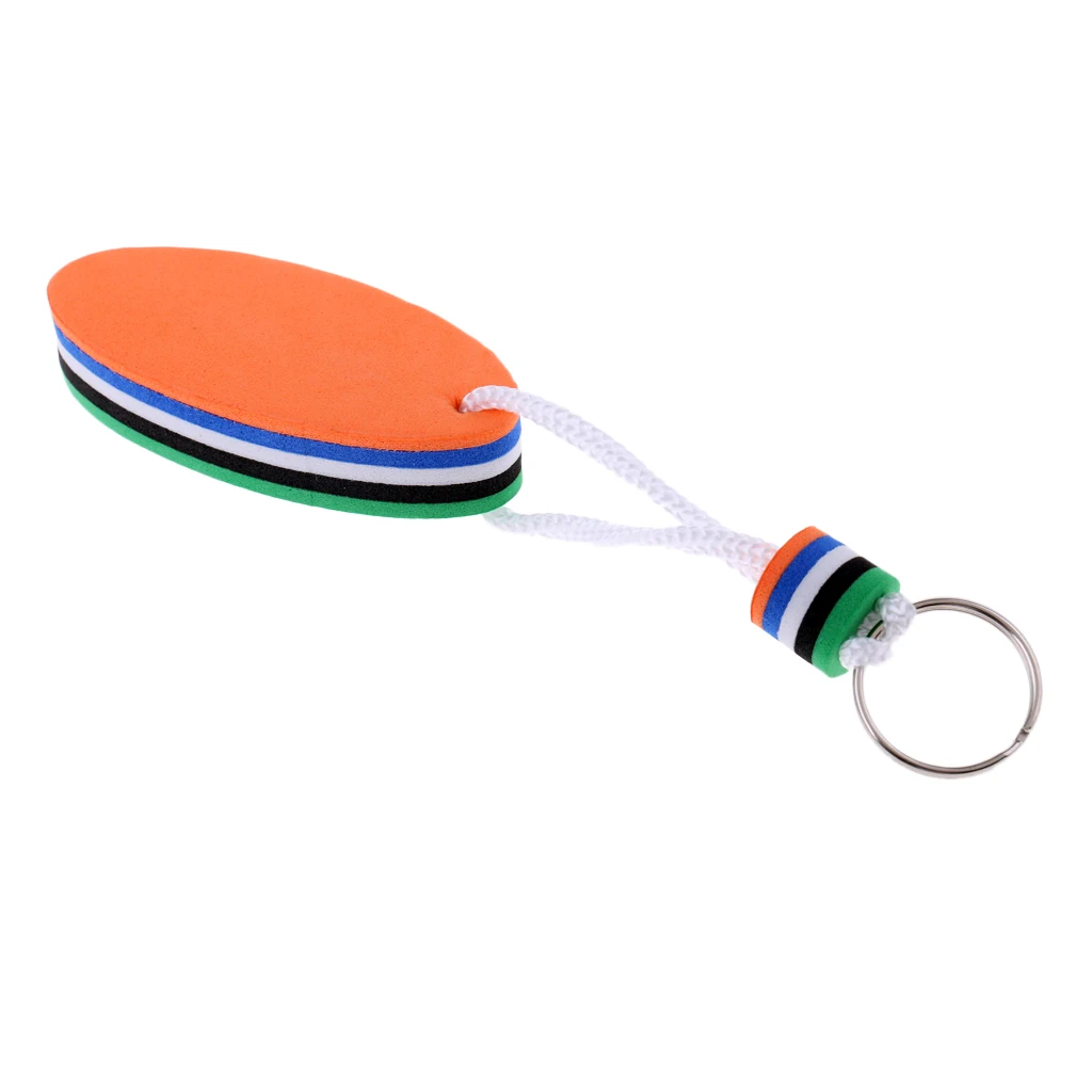 Surfboard Shaped Floating Key Ring Marine Boating Sailing Keyring Key Float Buoy Floating Keyring Fender Buoyant Canal Keychain