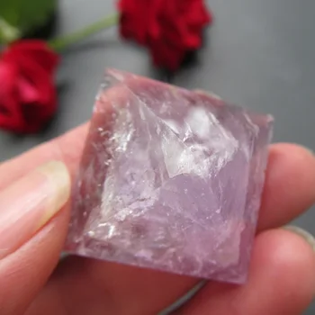 

25*25mm Natural Amethyst pyramid