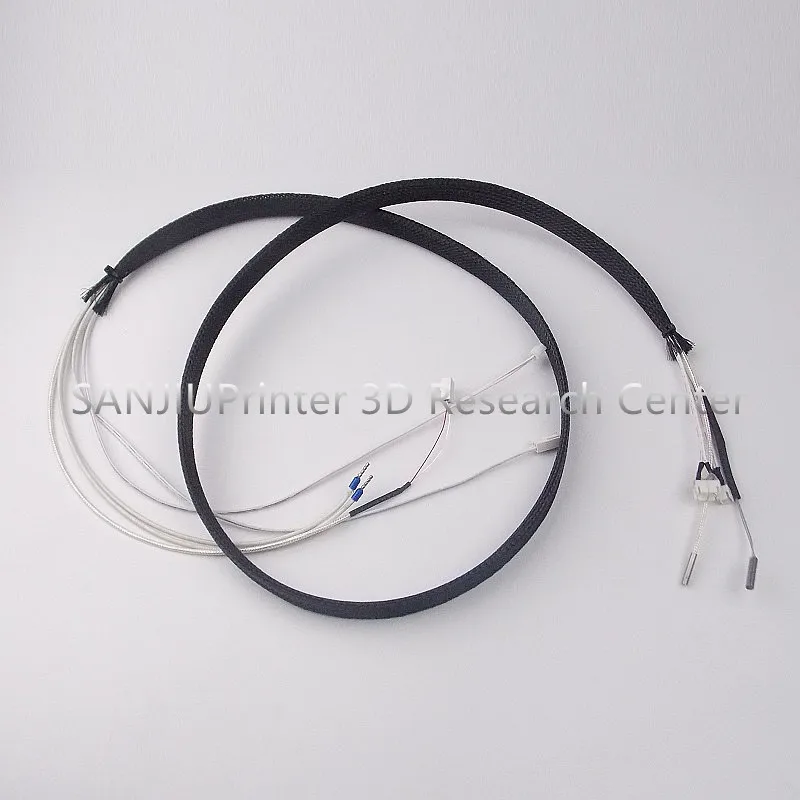  3D Printer Parts Ultimaker 2 UM2 + Extended Hot End Cable PT100 Heating Line KIT UM2+ Temperature Sensing Parts Free Shipping!! 