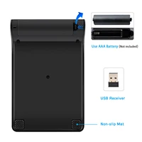 Lefon 2.4G bezprzewodowa Mini klawiatura cyfrowa 18 klawiszy numer klawiatura numeryczna Bank finansowy klawiatura mysz zestaw do laptopa Notebook 5