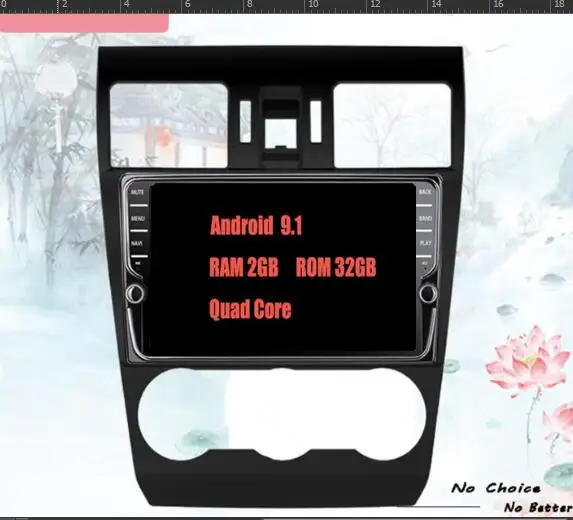 Восьмиядерный android 9,1 автомобильный dvd мультимедийный плеер для Subaru Forester XV WRX 2012- радио gps 4G+ 64G Carplay 4G LTE кассета - Цвет: 9.1 2G-32G 4