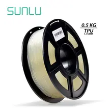 SUNLU ТПУ нить для 3d принтера 1,75 мм/3,00 мм нетоксичный ТПУ гибкий экструдер расходный материал 0,5 кг