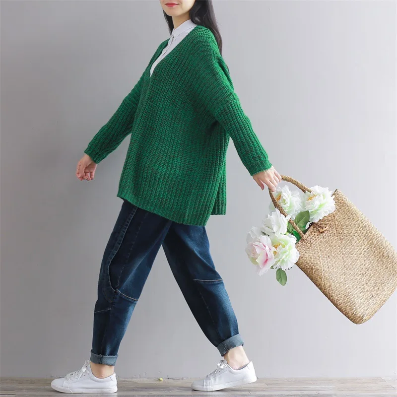 2019 Boyfriend Jeans Harem Pants Women Trousers Casual Plus Size Loose Fit Vintage Denim Pants High Waist Jeans Women Full Pants