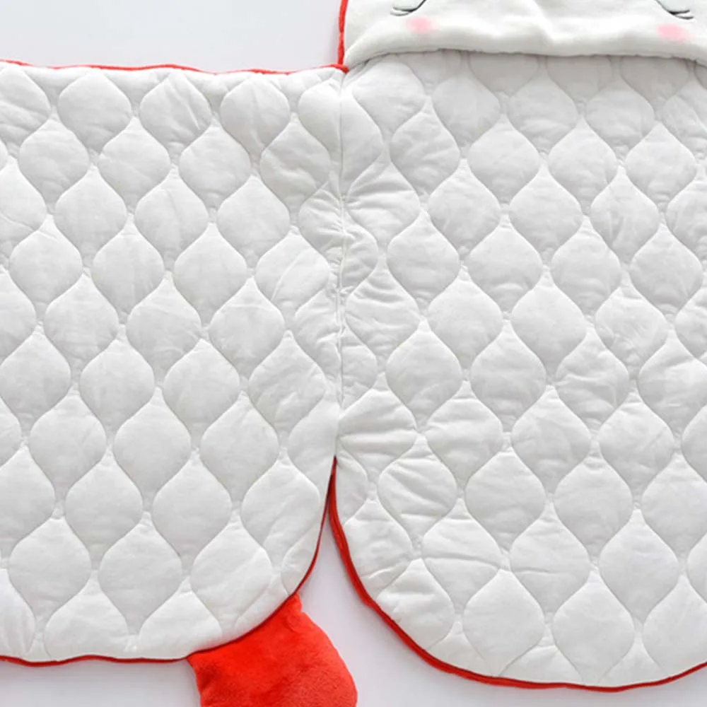 Детский спальный мешок для новорожденных, фланелевый спальный мешок с рисунком лисы, детские зимние спальные мешки, сумка для пеленания, конверты для малышей от 0 до 3 лет