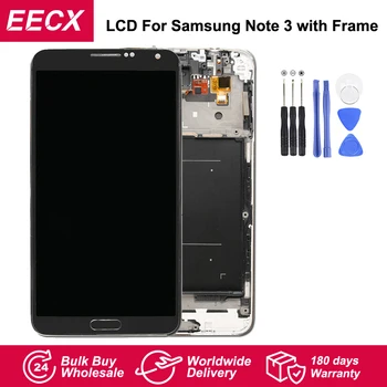 

N9005 LCD For SAMSUNG Galaxy Note 3 Display N9005 LCD Display Touch Screen Digitizer with Frame Home Button Flex Cable Free Tool