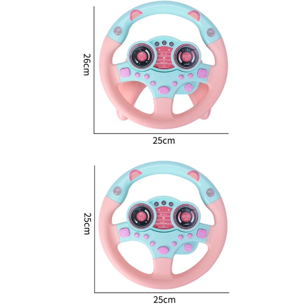 Копилот имитация игрушка с рулевым колесом Дети моделирование вождения маленькая игрушка с рулевым колесом детская ранняя образовательная музыкальная игрушка