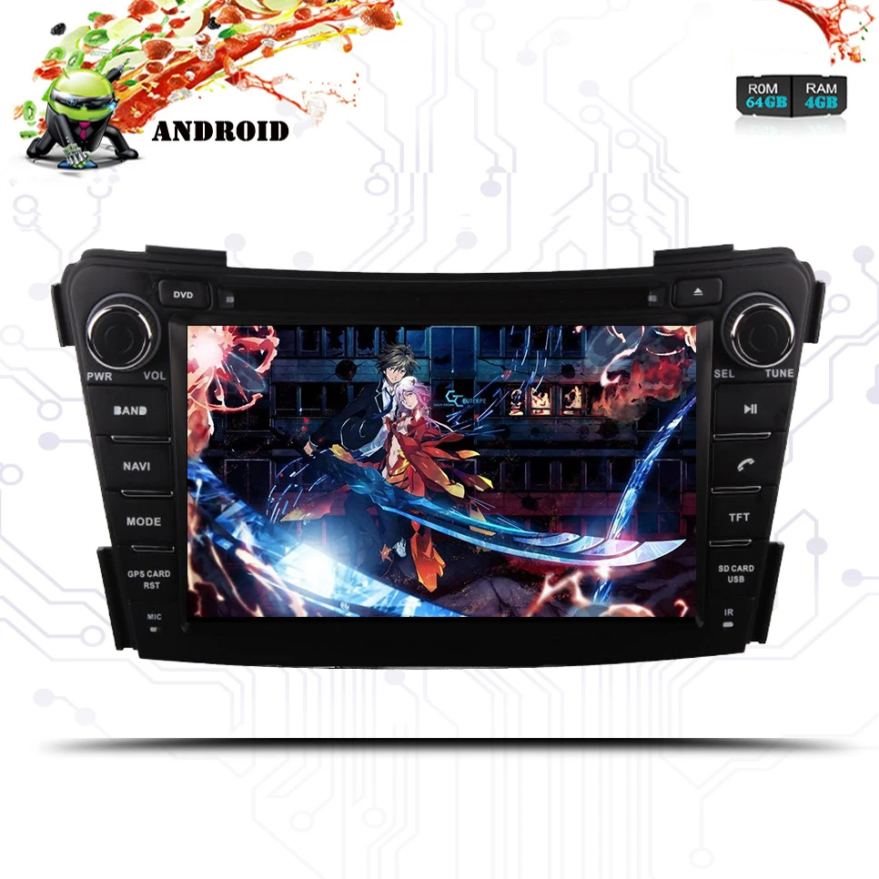 4G RAM Android 10.0Car DVD для Hyundai I40 2011 2012 2013 2014 Восьмиядерный 64G ROM радио GPS мультимедиа плеер
