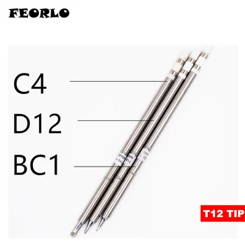 

3pcs T12 welding iron tip sting Soldering Iron Tips T12 series for Hakko Soldering Rework Station soldering tools