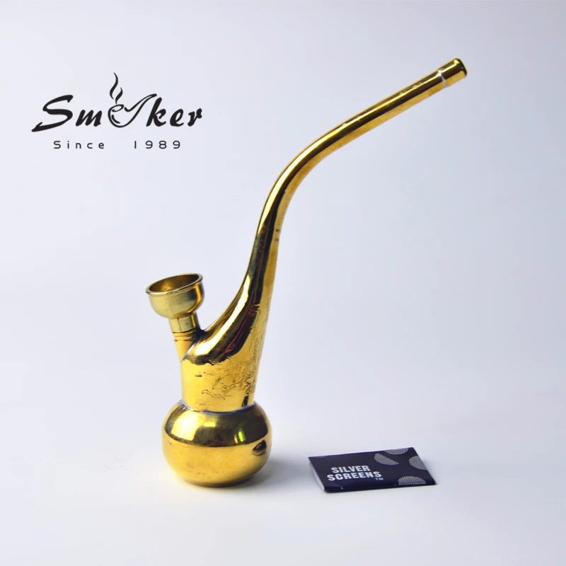 Smoker Mini Hookah for Smoking Weed Metal Smoking Water Pipe With 5 pcs
