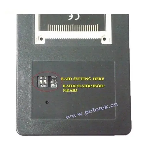 Двойной CF к sata-адаптер для жестких дисков/конвертерная карта с функцией RAID