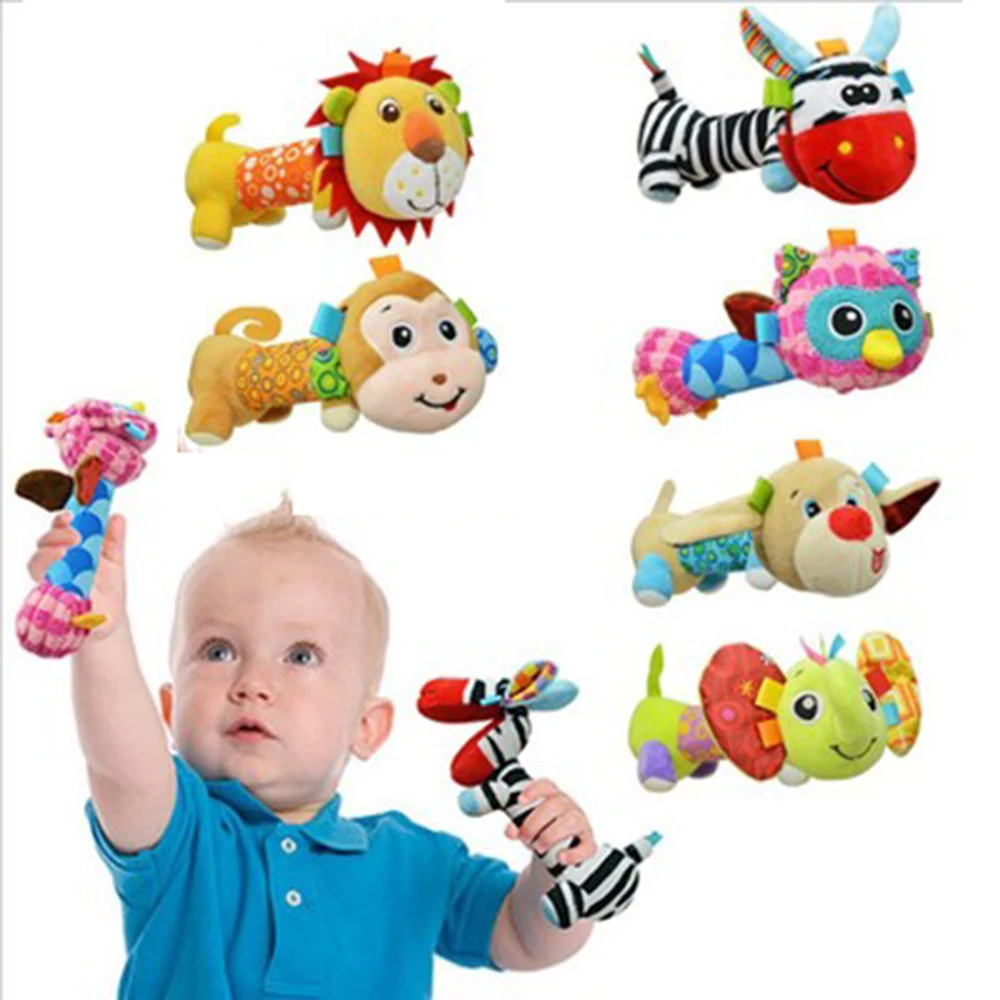 Buy Animal Hanging Toys For Newborns Soft Baby Hand