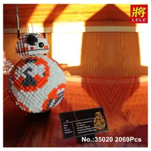 In Stock UCS LELE 35020 2069PCS Poe Dameron Astromech droid BB-8 Robot Model Building Block Gifts Bricks Kids Toys