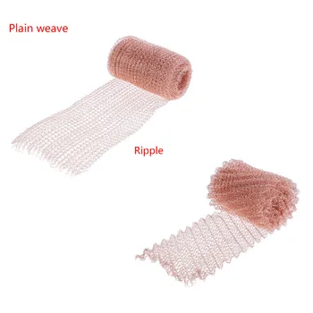 

Copper Mesh For Distillation 2 Meter 100mm Width Corrugated Mesh For Distillation Reflux Moonshine Brewing Pest Control