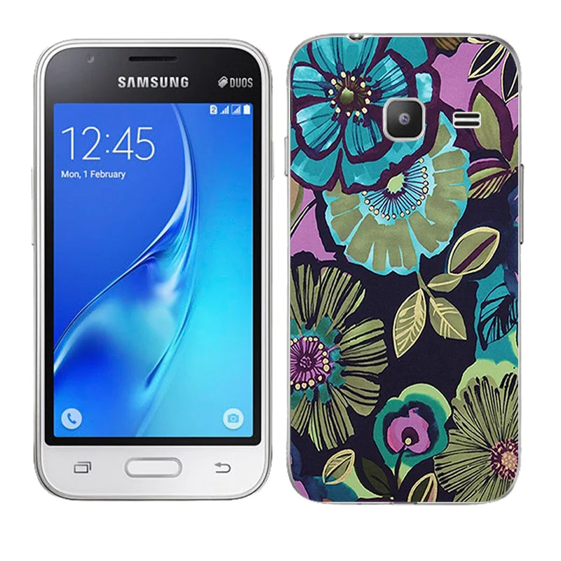 TPU силиконовый чехол для Samsung Galaxy J1 mini необычная Раскрашенная мягкая задняя