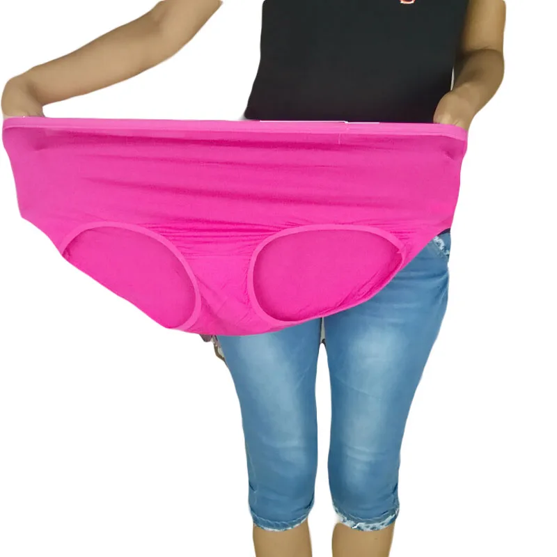 High elasticity Large Women Cotton Panties Middle aged Comfortable