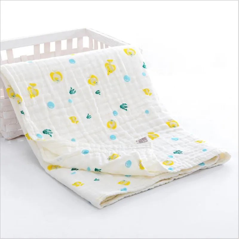 6 слоев высокого Качественный хлопок муслин Одеяло Пеленальное Одеяло s обеспечивает комфортную носку для новорожденных банное полотенце Полотенца многофункциональные детские Обёрточная бумага для детей