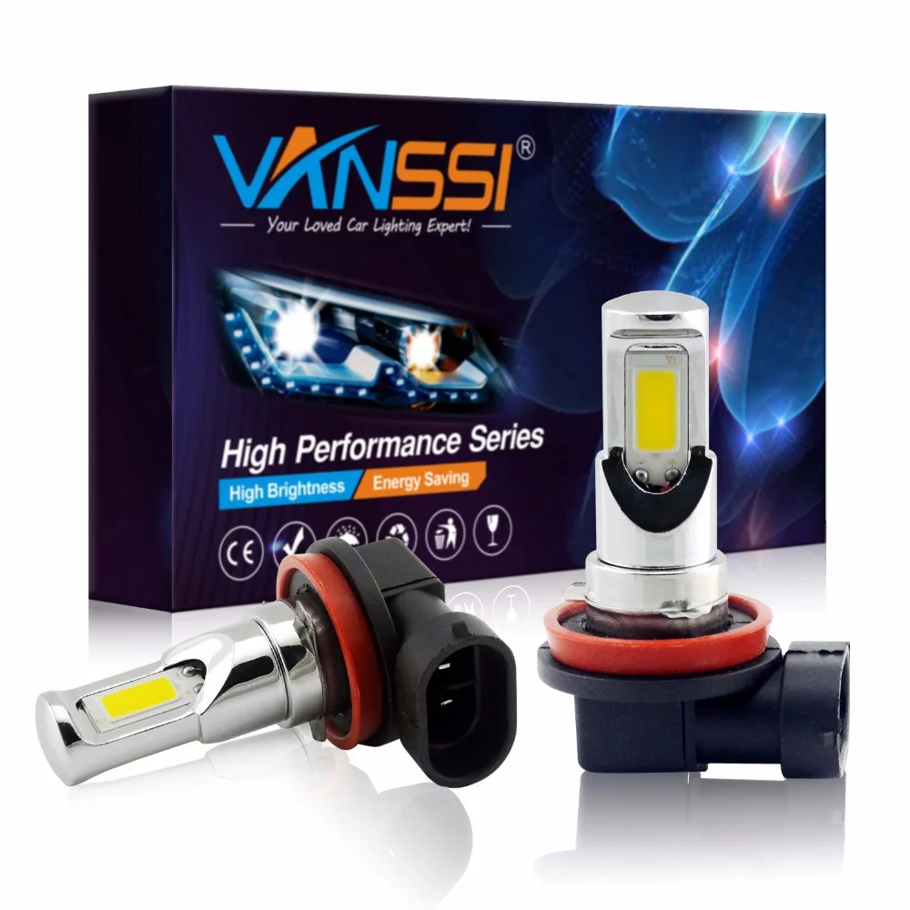 

2xExtremely Bright H8 H11 H10 9145 HB3 9005 HB4 9006 H16 PSX24W 2504 H7 LED Fog Light Bulb Lamp 6000k White/3000k Golden Yellow