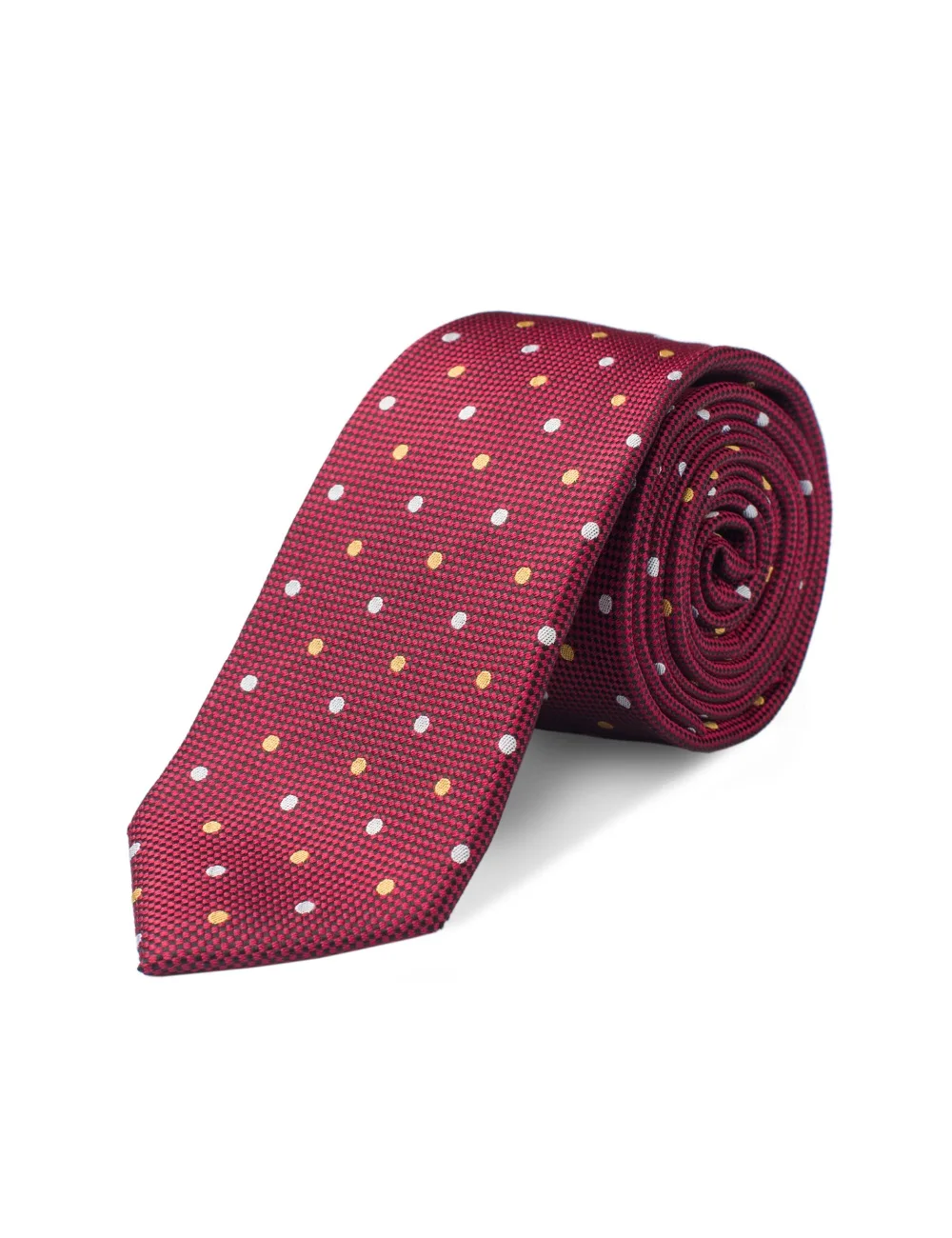 Origin Ties Mens Fashion 100 Silk 2.5" Tie Dot Skinny Tie Navy