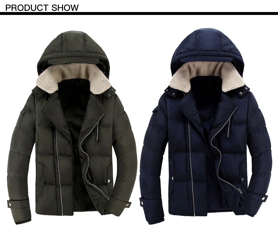 Winter Men Jacket Slim Down Jacket Men's Jacket Thermal Comfort Men's Coat Men's Down Jacket Male Windproof Parka (4)