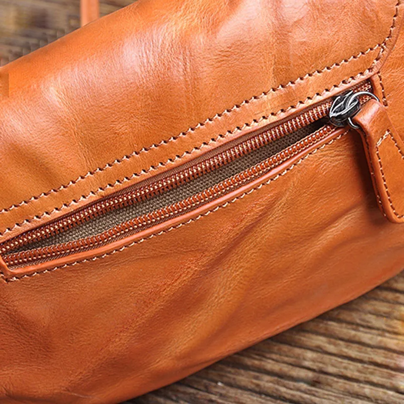 AETOO Original new bag leather handbags Sen retro retro art spring and autumn temperament fashion vegetable tanned cowhide