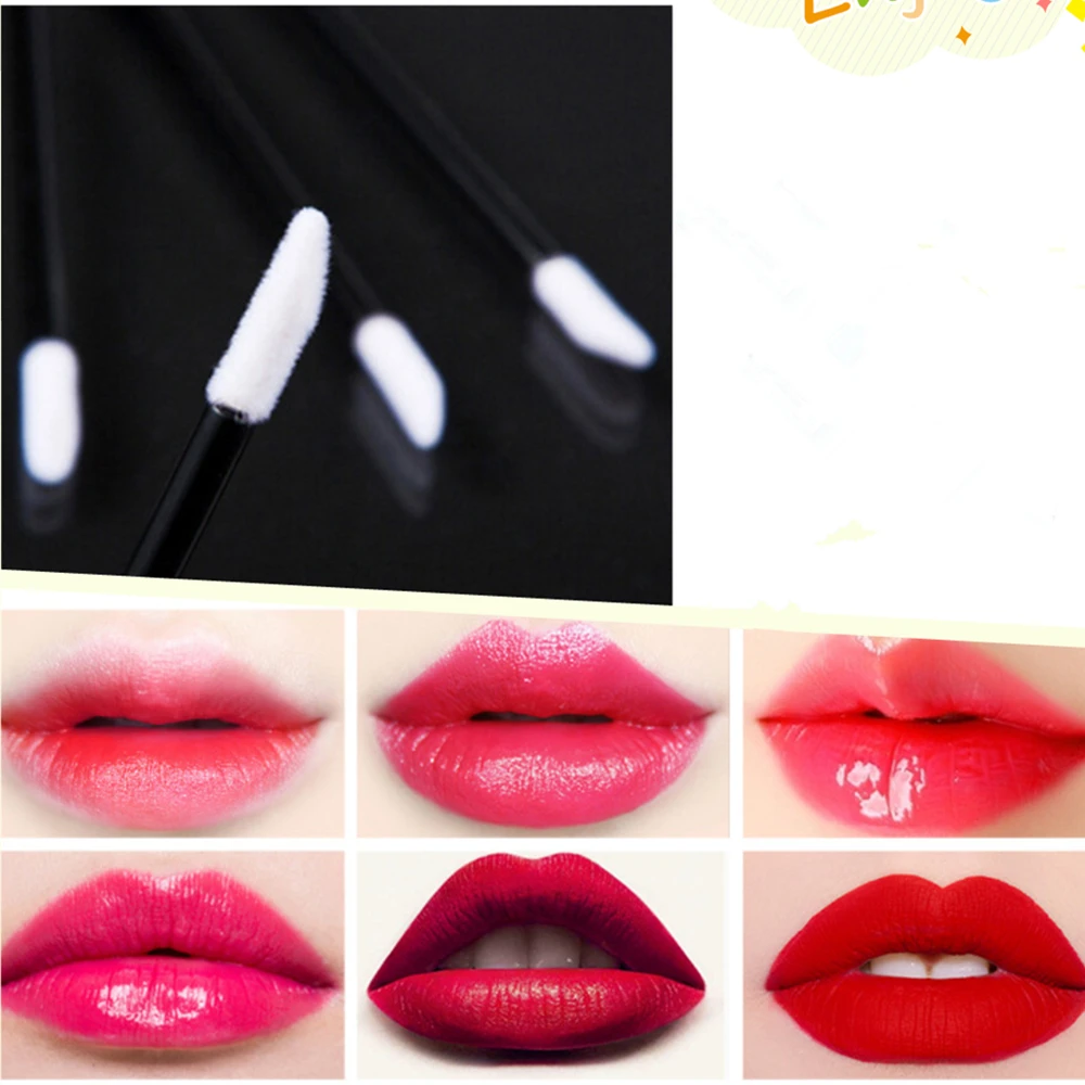

100 PCS Disposable Lip Brush Women Accessories Wholesale Gloss Wands Applicator Perfect Best Make Up Tool Fashion Hot Pretty New