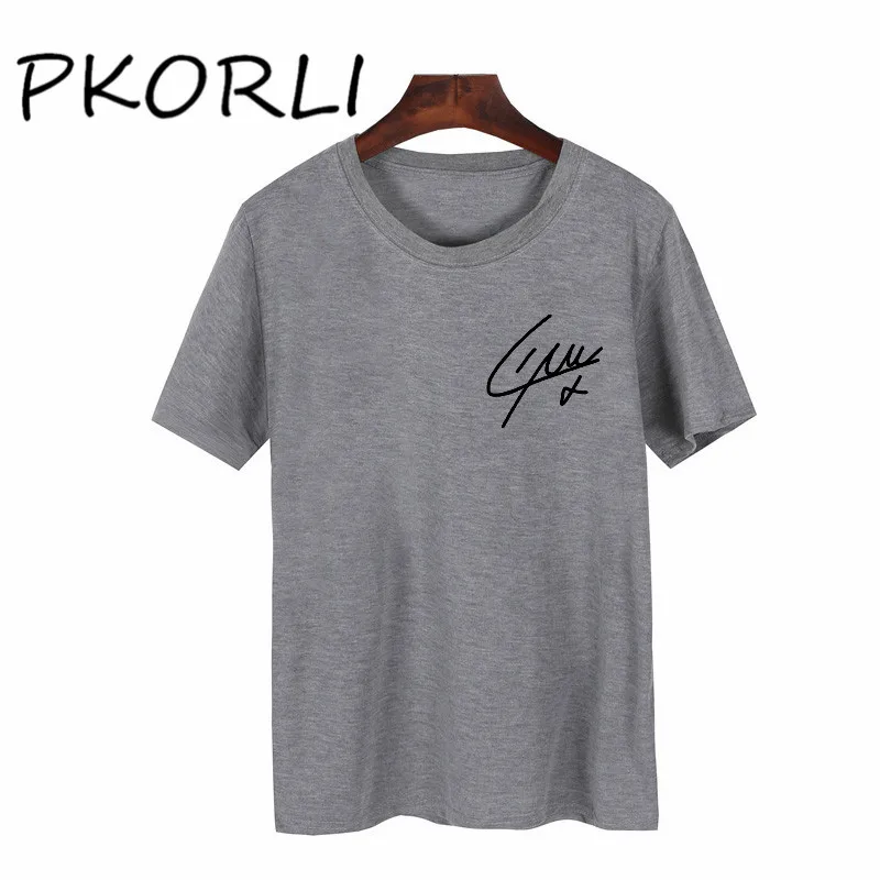 One Direstion T Shirt Men Women Zayn MalikLiam Payne Niall Horan Louis Tomlinson Signature T-Shirt Summer Round Neck Pocket Top