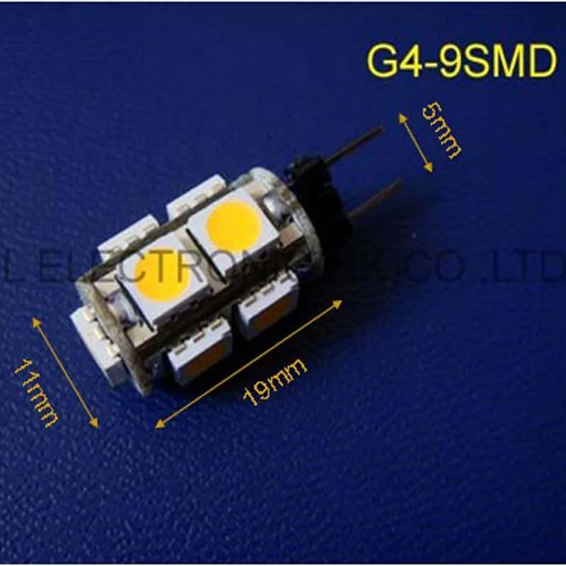 Высокое качество DC12V G4 светодиодный хрустальные светильники G4 светодиодное декоративное освещение 12Vdc G4 светодиодный лампы GU4 светодиодный фары 12 v, 5 шт. в партии