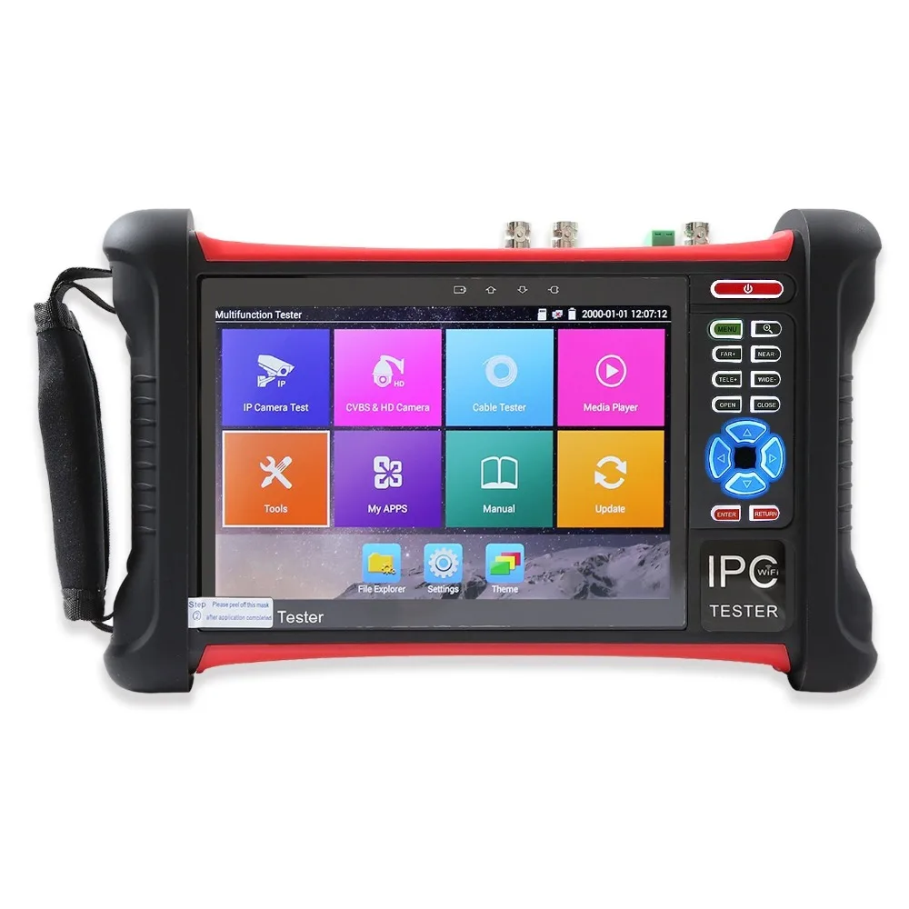 7 дюймов 6 в 1 H.265 4K HD CCTV тестер монитор IP CVBS AHD CVI TVI SDI 8MP 5MP камера ONVIF WIFI HDMI вход POE 48