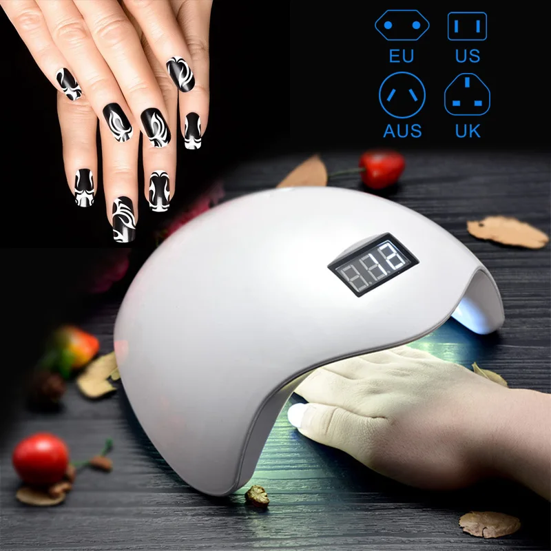 

48W Sun UV LED Lamps Nail Polish Dryer Light Auto Motion Drier Curing Gel Timer Nails Art Manicure Tools well WH998