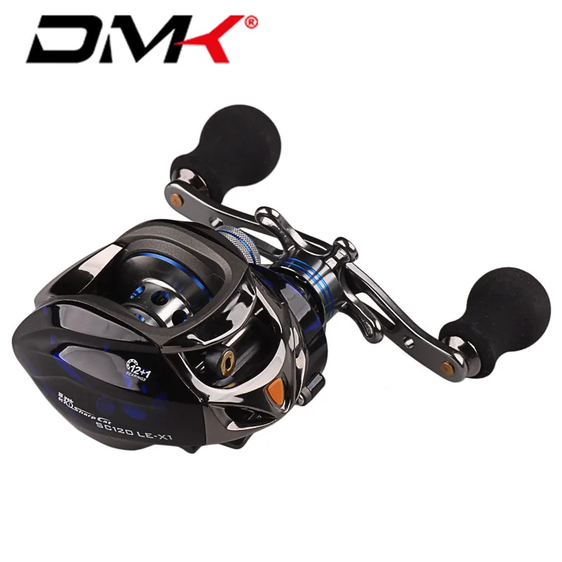 

DMK Baitcasting Reel 13BB 6.3:1Gear Ratio R/L Handle Round Bait Cast Fishin Reels Lure Reel Molinete Pesca Peche Carretilha Coil