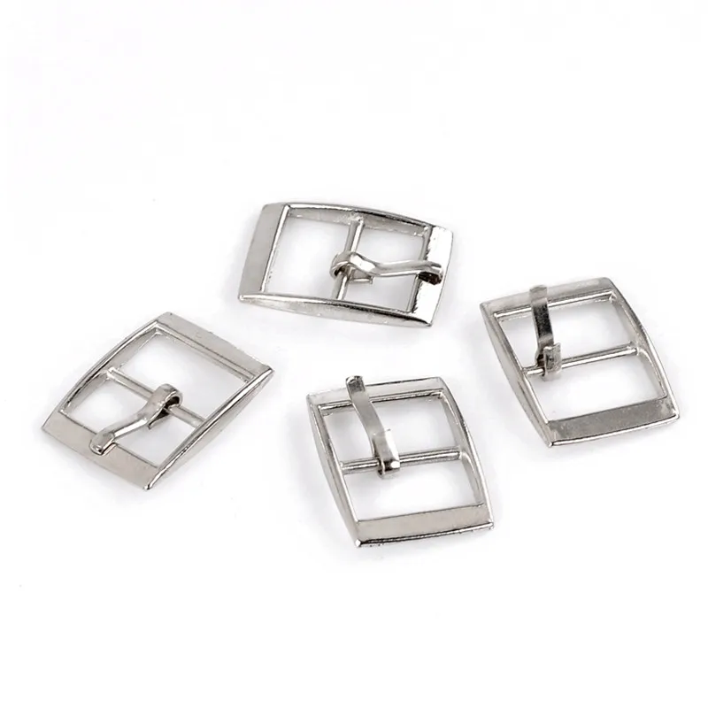 

20Pcs Silver Tone Rectangle Metal Fashion Buckles Fit For Shoes Belt Cloth Bag Diy Accessories 25x19mm(1"x 6/8")