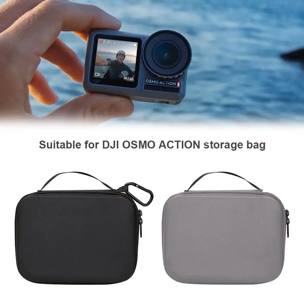 Чехол для переноски для DJI OSMO ACTION Tote Сумка водонепроницаемая PU сумка EVA сумка для хранения для OSMO ACTION аксессуары сумка для камеры