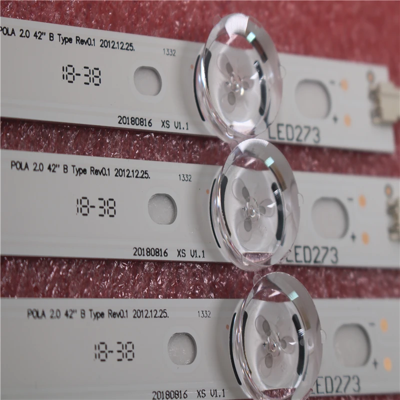 Tira de Retroiluminação Led para lg lg 42ln5708-za 42ln575s 42ln5406 42ln5750 42ln5300 Innotek Po2.0 42 a b 10 Pcs - Imagem 5