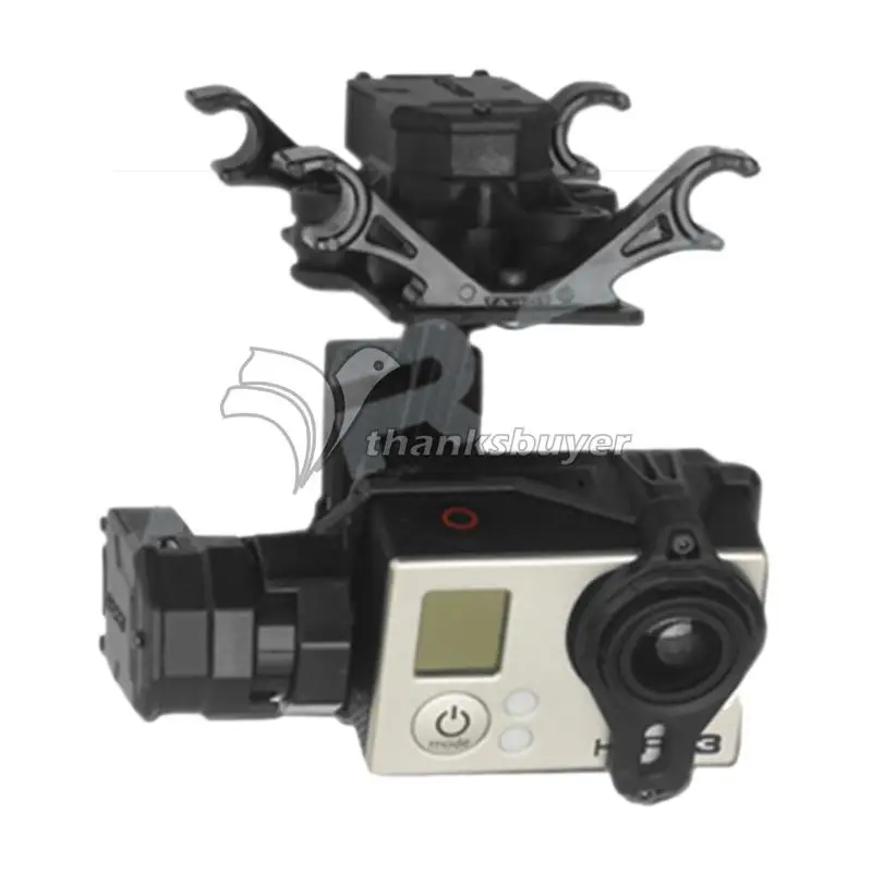 Таро Gopro T4-3D 3 оси бесщеточный карданный стабилизированный TL3D001 для камера FPV Gopro 3 3+ 4 камеры
