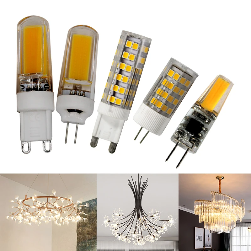 

led lamp G4 12v cold white warm white g9 220v led light bulb Crystal chandelier chandelier Replacement light bulb