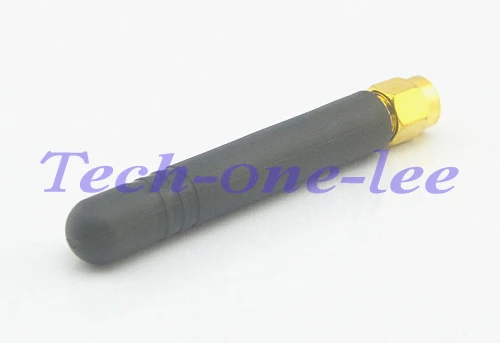 5 piece lot 433MHZ rubber 2 3dbi gains 433 mhz antenna with SMA male plug straight 4
