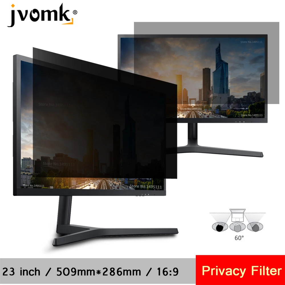 

23 inch (509mm*286mm) Privacy Filter Anti-Glare LCD Screen Protective film For 16:9 Widescreen Computer Notebook PC Monitors
