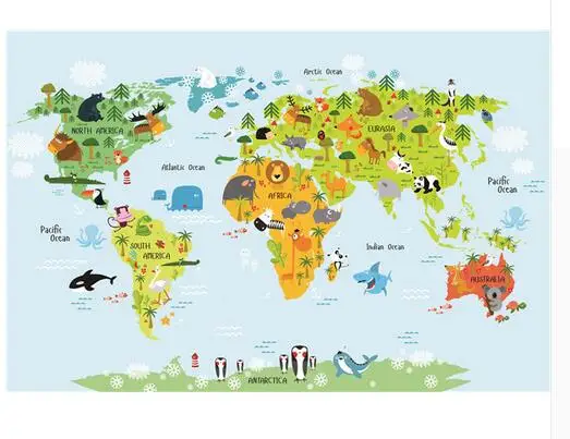 Nordic-Children-Kawaii-Cartoon-Animals-World-Map-Canvas-Print-Painting-Poster-Wall-Pictures-For-Kids-Room.jpg_640x640 (5)