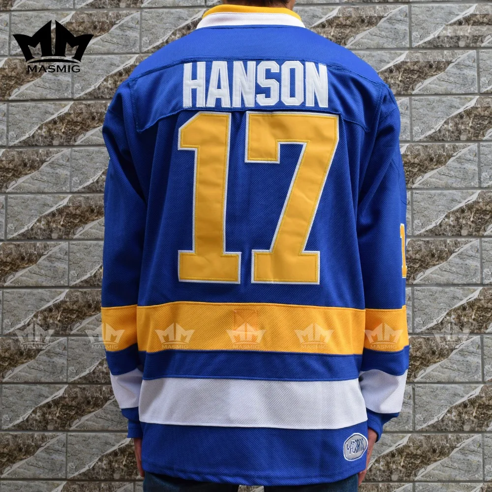 Hanson Brothers Jersey Charleston Chiefs #16 Hanson Brothers