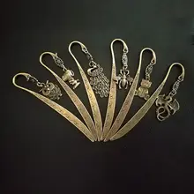 1 шт. Новые Креативные ретро милые животные дизайн металлические закладки для книг школьников винтажные Bookarks красивый подарок Горячая Распродажа