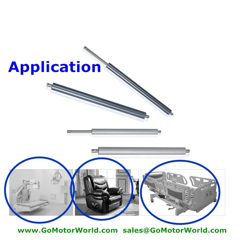 24V 12V  DC in line linear actuator tubular linear motor Application